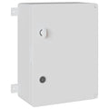 Armadietto di controllo in plastica ABS 37 19 5 40 cm resistente alle intemperie x x grigio per interni ed esterni alloggiamento elettrico vuoto