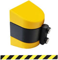 alloggiamento Barriera a nastro retrattile supporto magnetico da parete in plastica ABS resistente e cintura in nylon per controllo della folla alloggiamento per la gestione delle code e l organizzazione di