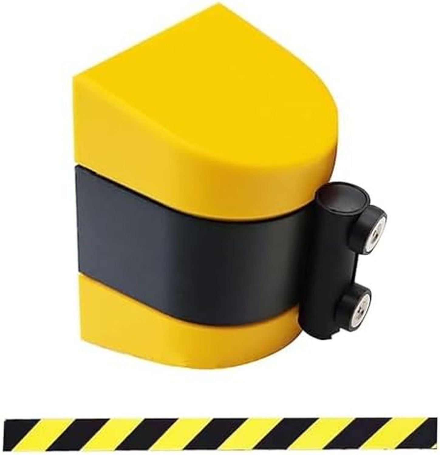 alloggiamento Barriera a nastro retrattile supporto magnetico da parete in plastica ABS resistente e cintura in nylon per controllo della folla alloggiamento per la gestione delle code e l organizzazione di