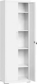Armadio Keter 2 ripiani cm Moby Basso Antracite 80 x 44 x 100 XL
