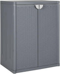 Armadio SUPEER in Metallo in Acciaio con 2 Ante e 3 Ripiani Regolabili cm 140 x 80 x 40 Nero per Magazzino Garage Casa Ufficio Montaggio Semplice Richiesto
